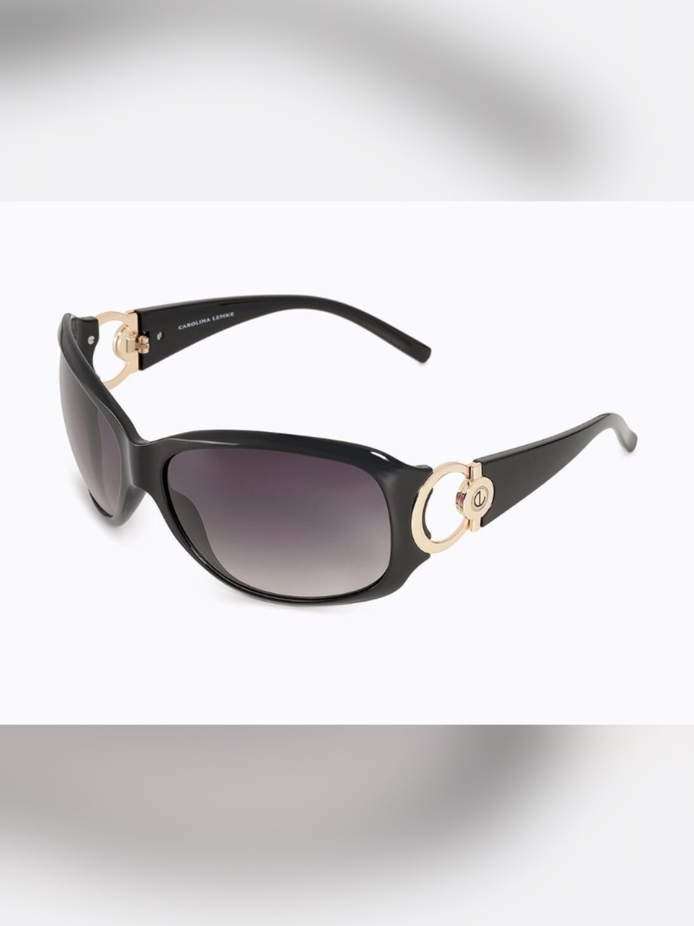 Carolina Lemke CL3520-01 Berlin Eyewear - Marie Black Sunglasses New with Case